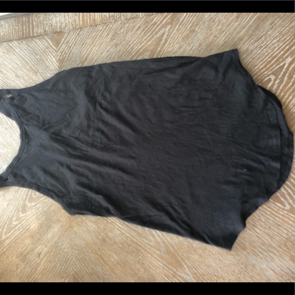 lululemon athletica Tops - Lululemon pima cotton black tank top size 2